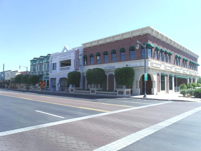 Gilbert Heritage District along Gilbert Road in Downtown Gilbert, Arizona